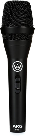 Cardioid Dynamic Vocal Microphone with On/Off Switch, XLR Connector, Black D5437