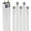 24 Inch T8 Fluorescent Tube Light Bulb 17W 5000K 1230 Lumen G13 Bi-Pin Base Pack of 6 N4804