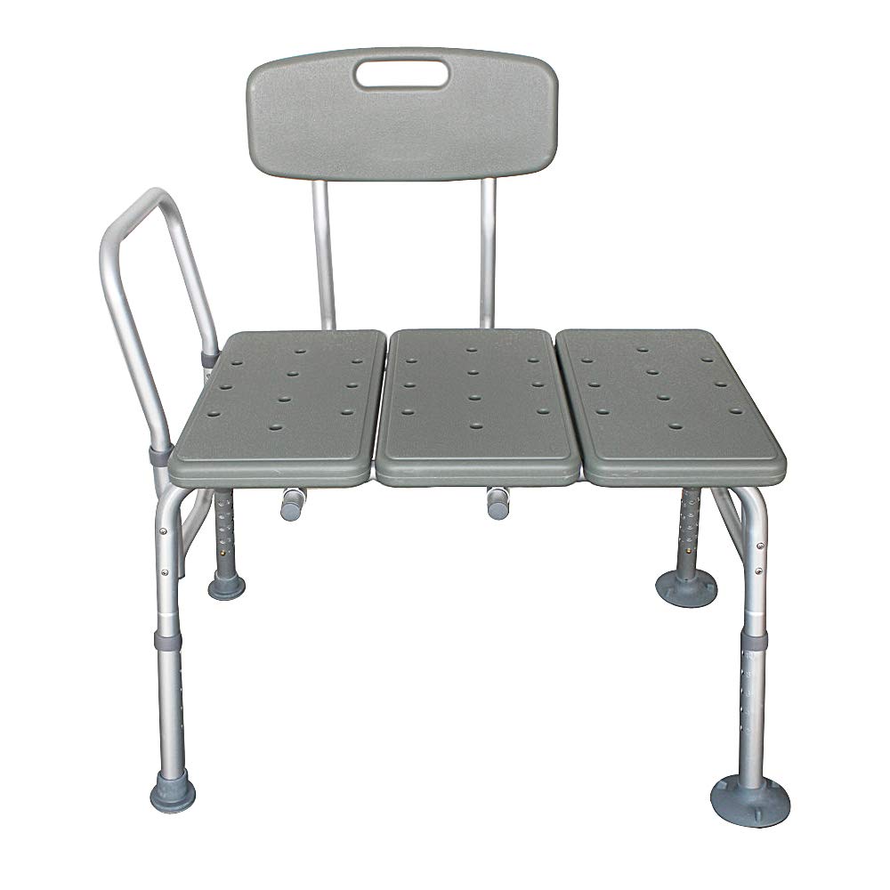 Tub Transfer Bench with Backrest and Armrest Q4670