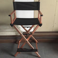 Tall Folding Directors Chair with Backs 250lbs Capacity Gold X710
