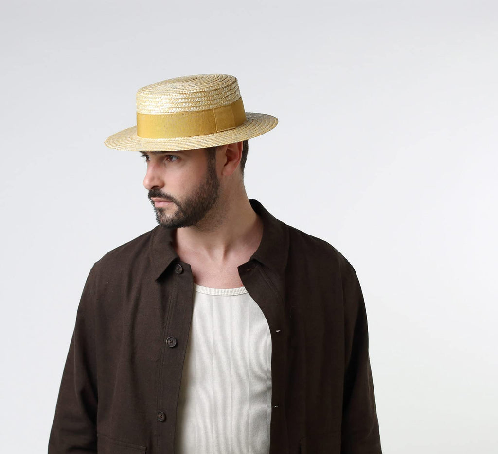 Straw Boater Hat P8680