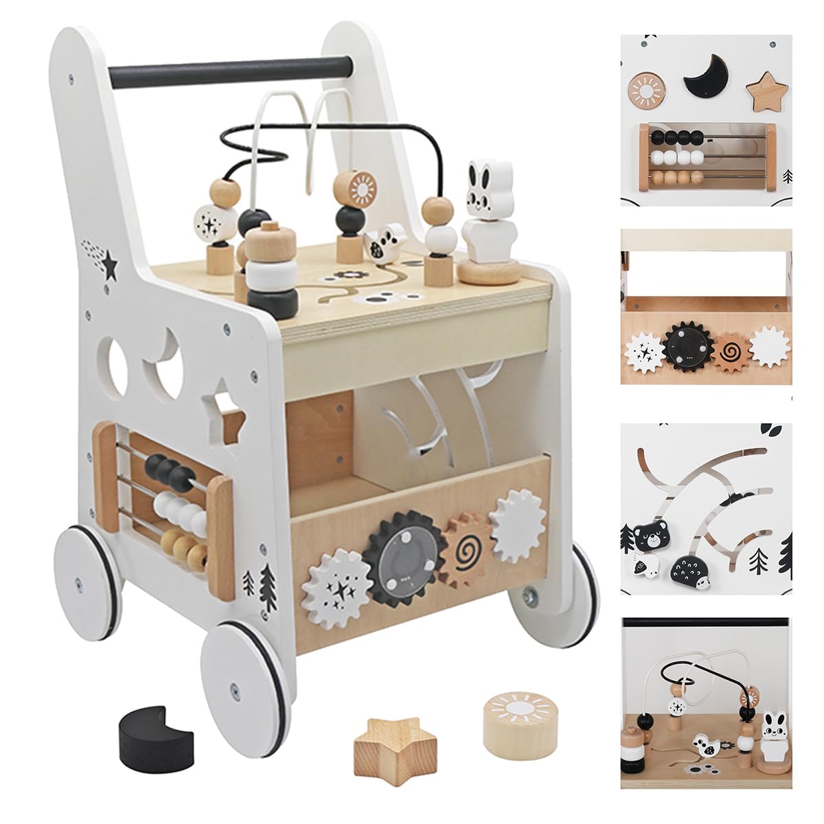 Wooden Baby Walker Activity Cubes T21102