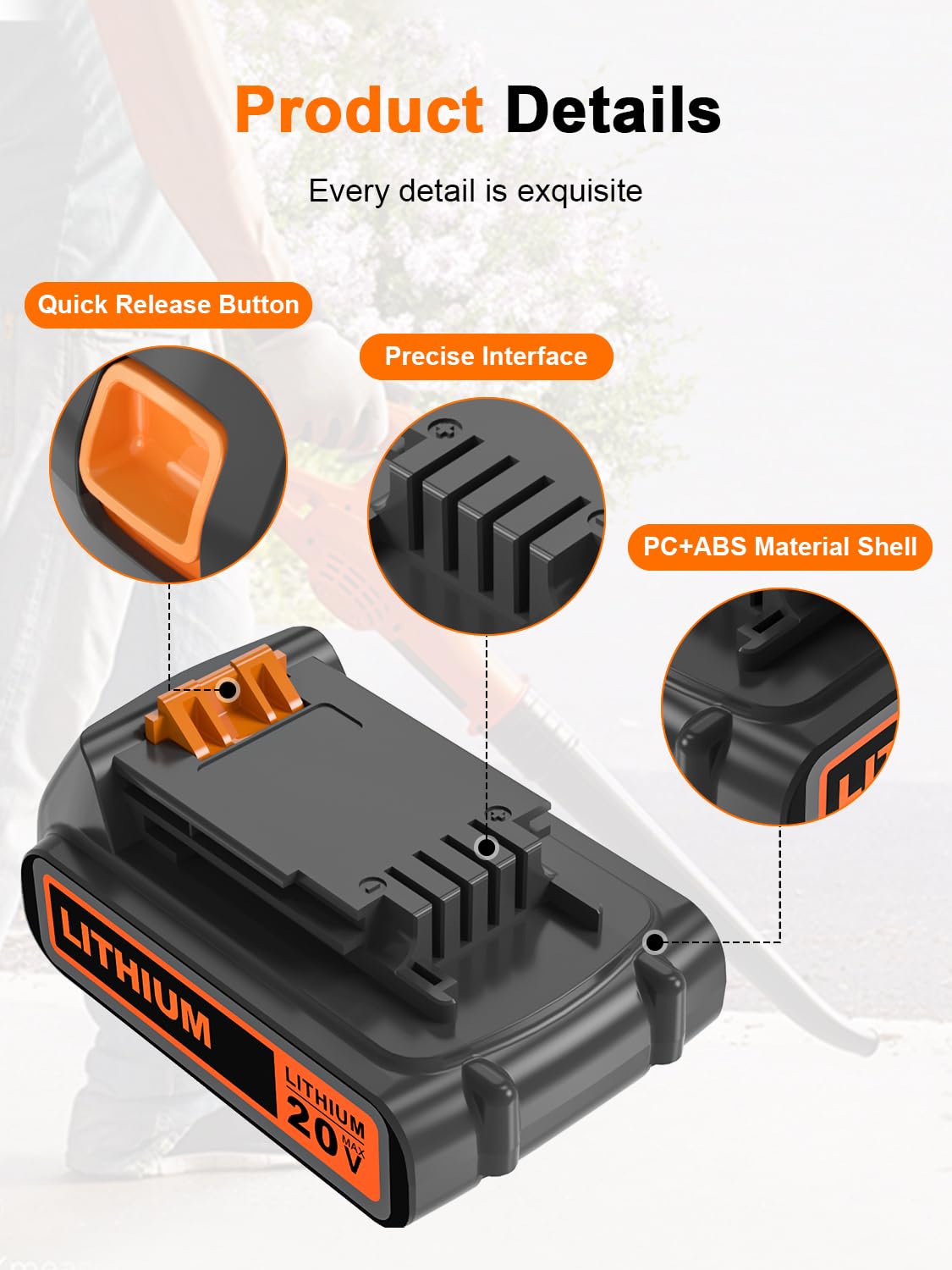 20 Volt MAX 2.0Ah Lithium ion Battery I503744