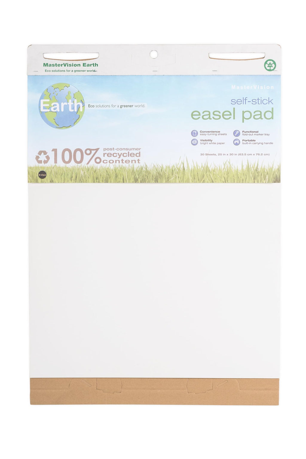 Self-Stick Easel Pad 30" x 25" 2 Pack White L4491