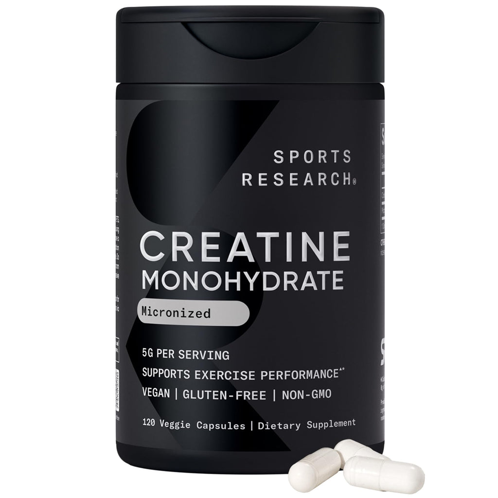 Creatine Monohydrate Capsules 5g, 120 Count B414632