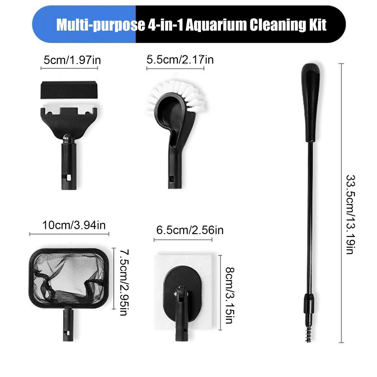 4-in-1 Aquarium Cleaning Kit F3418