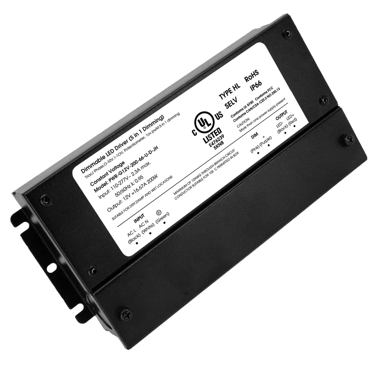 200W Dimmable LED Driver T584