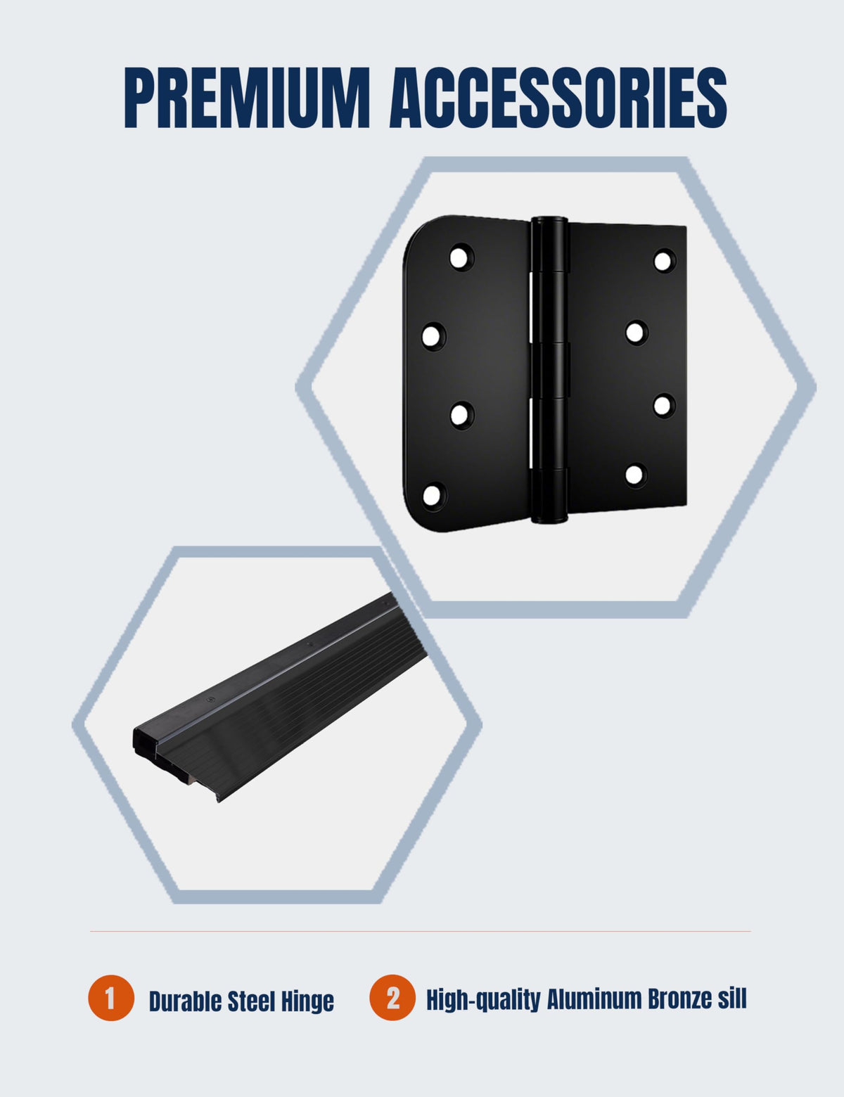 36" x 80" Fiberglass Left-Hand Inswing Entry Door X293