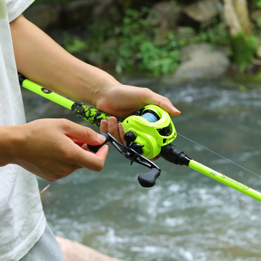 2-Piece Graphite Casting & Spinning Fishing Rod B352