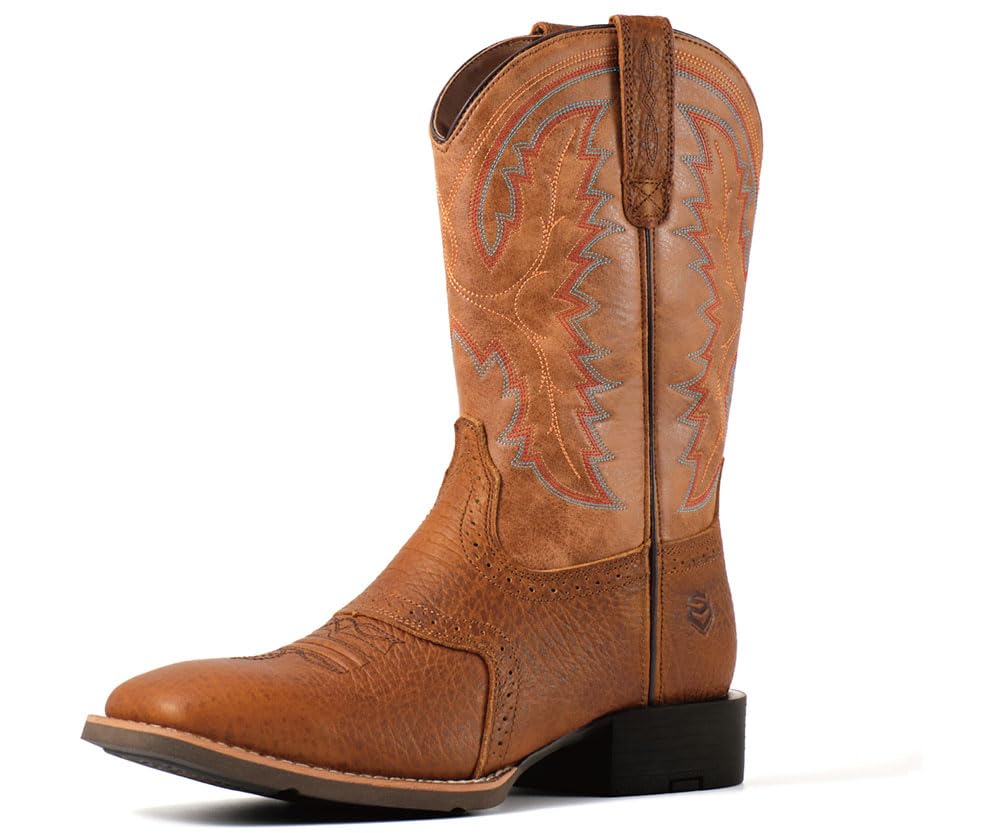 Men's Square Toe Pull On Western Boots F65027