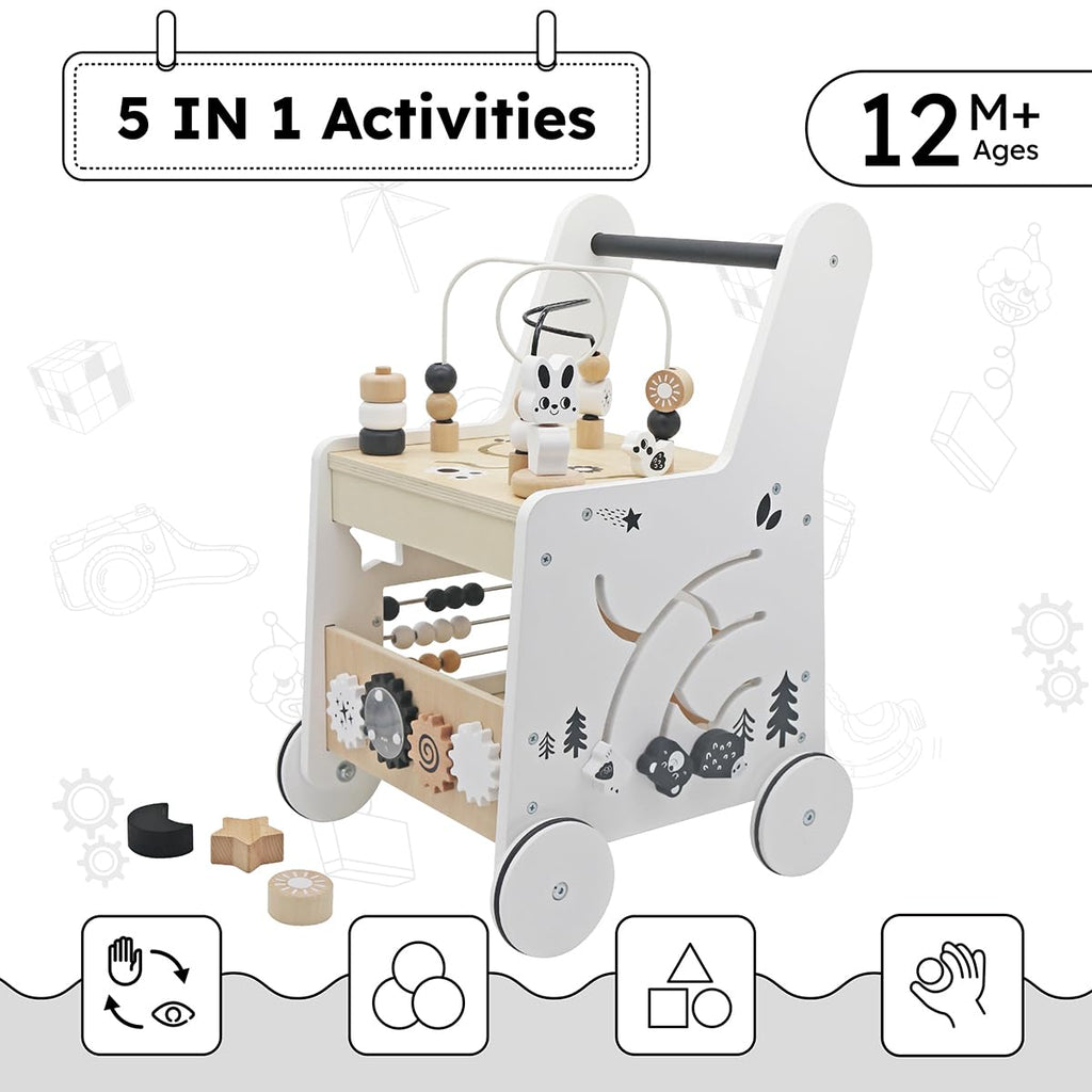 Wooden Baby Walker Activity Cubes T21102
