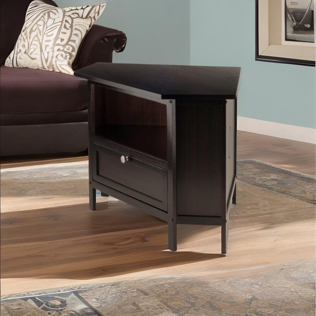 Espresso Corner TV Stand C815302