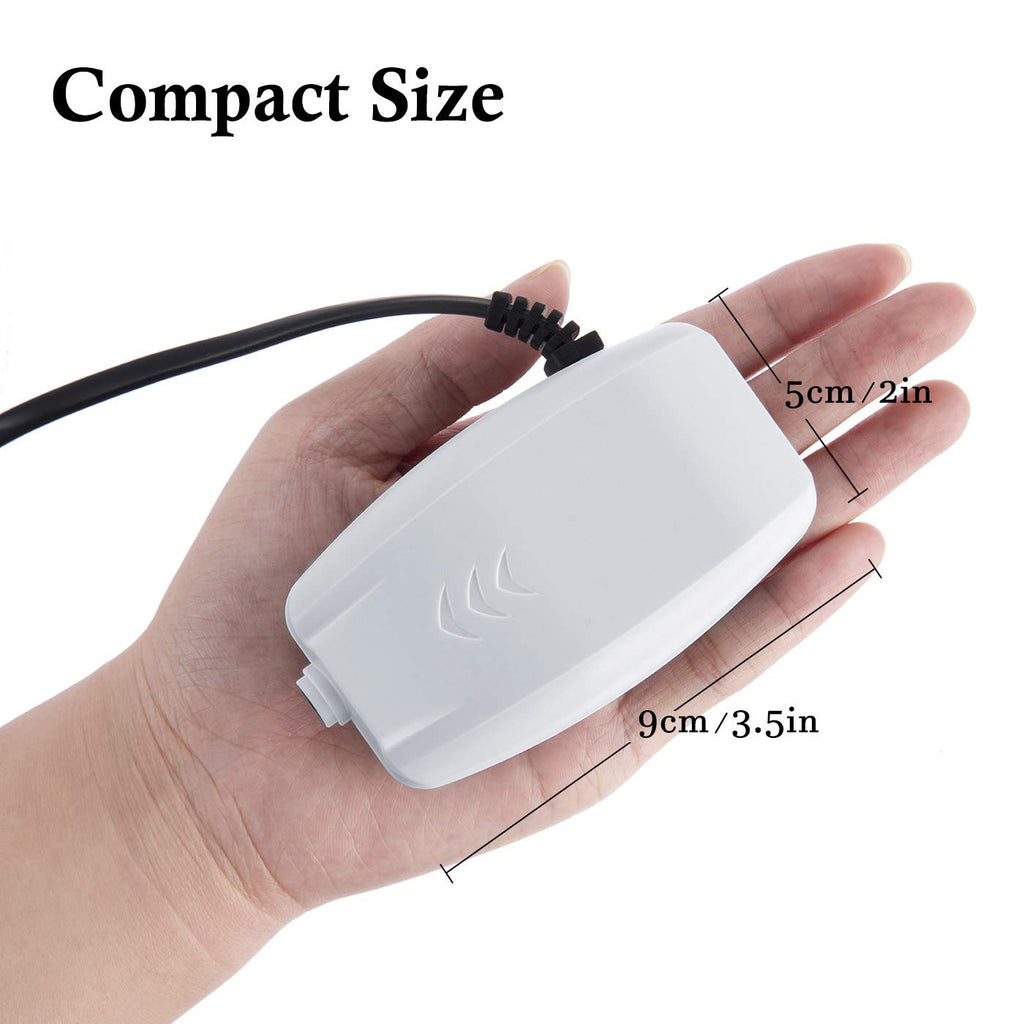 2W Single Outlet Aquarium Air Pump 25GPH L6731