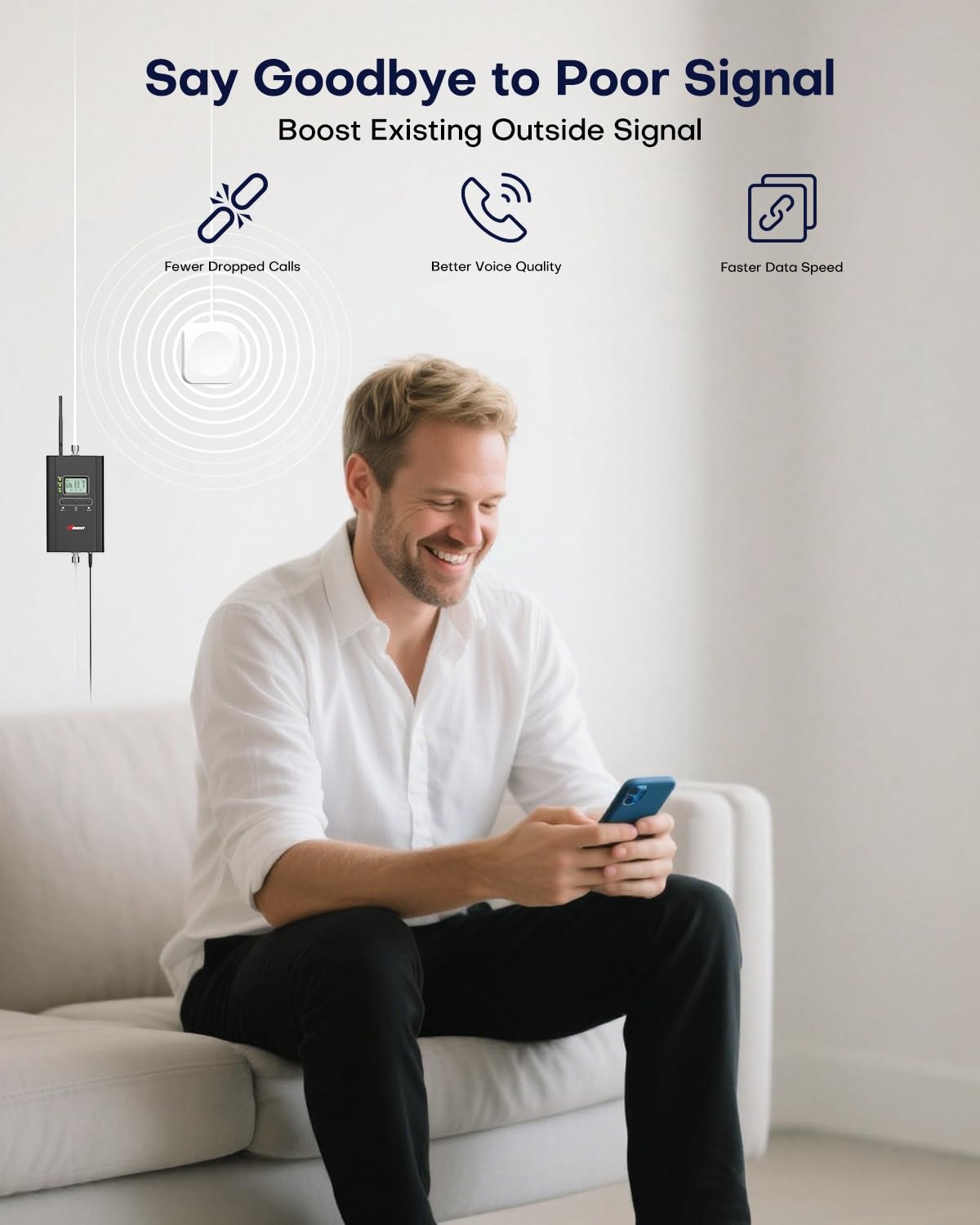 Cell Phone Signal Booster for Home and Office N7099