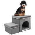 Foldable Pet Stairs with House & Storage F67933