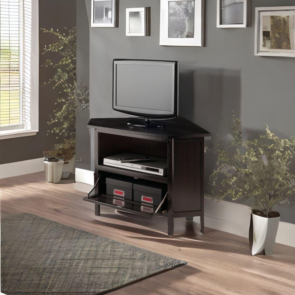 Espresso Corner TV Stand C815302