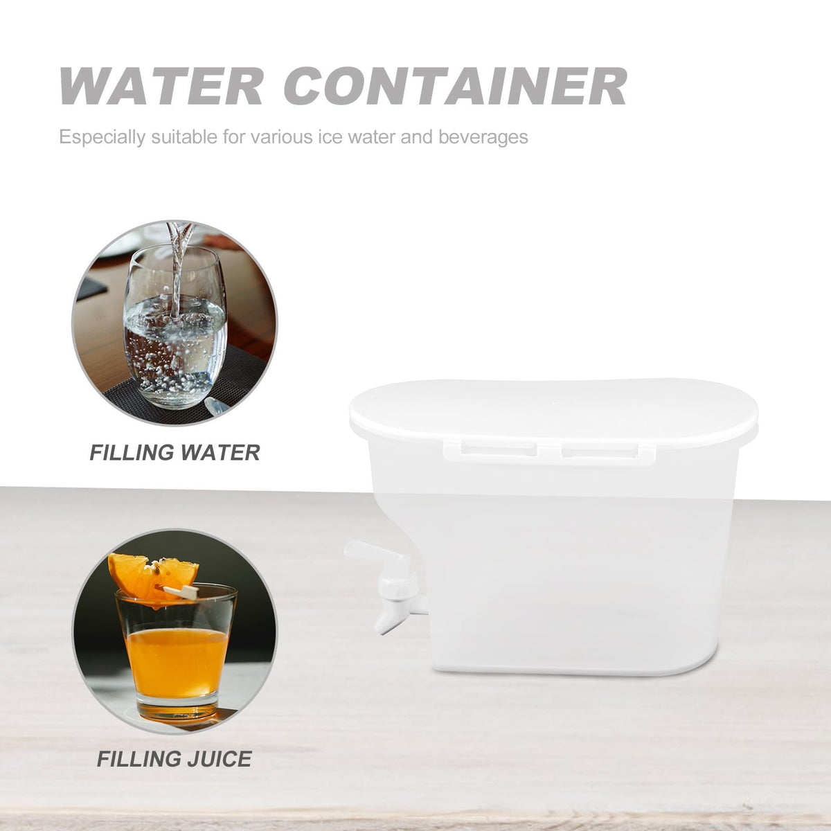 Cold Water Pitcher with Faucet F952