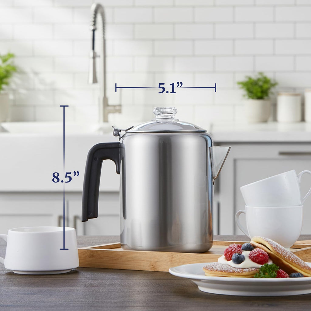 8-Cup Stovetop Coffee Percolator R2918