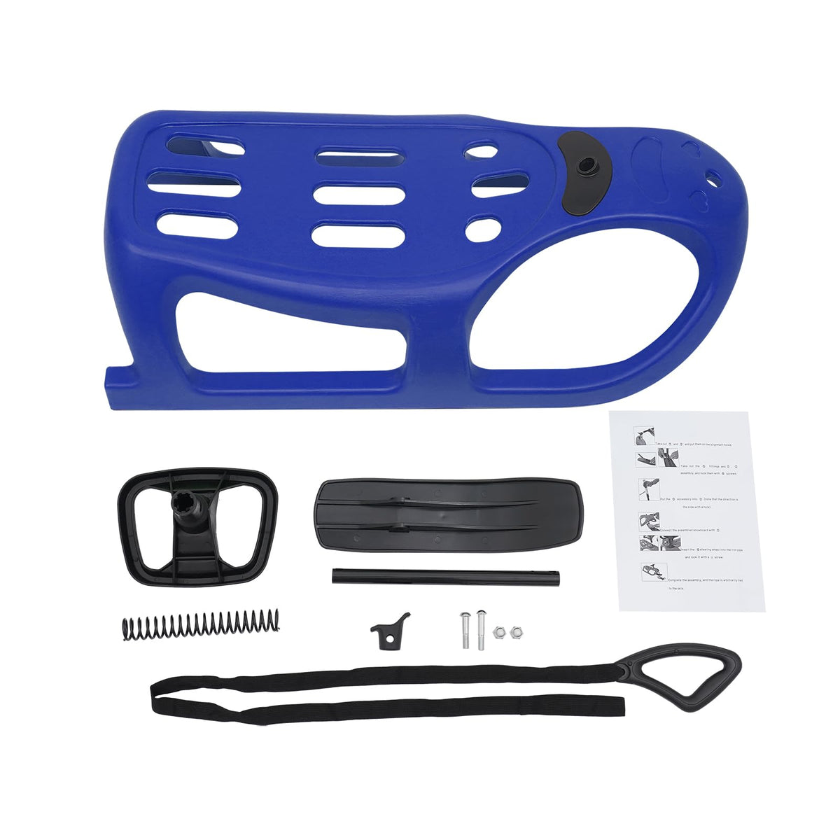 Cold-Resistant Plastic Snow Sled with Pull Rope I2958