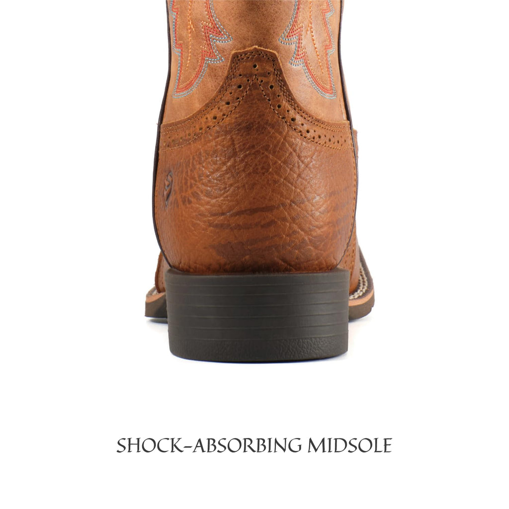 Men's Square Toe Pull On Western Boots F65027