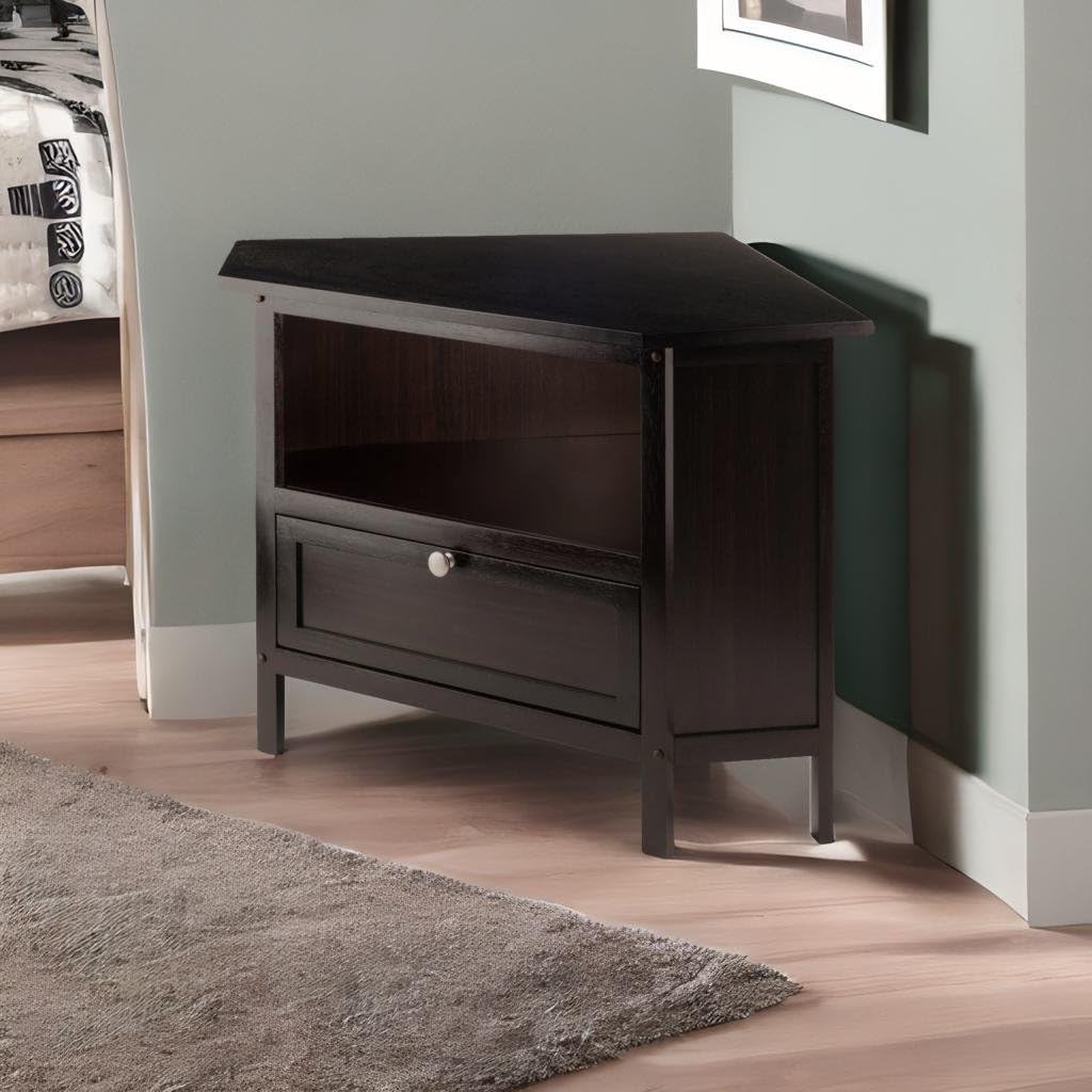 Espresso Corner TV Stand C815302
