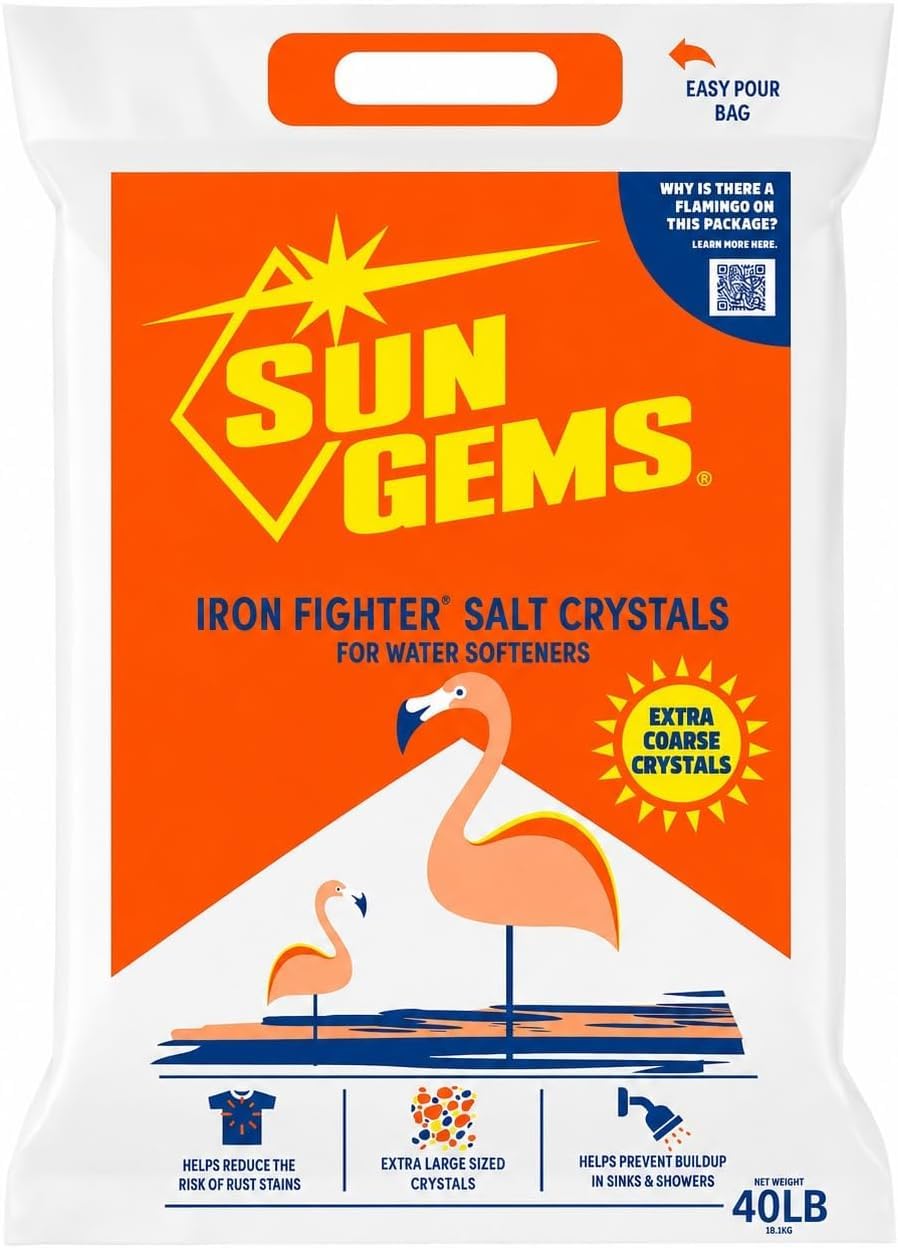 40 lb Extra Coarse Water Softener Salt Crystals K202241