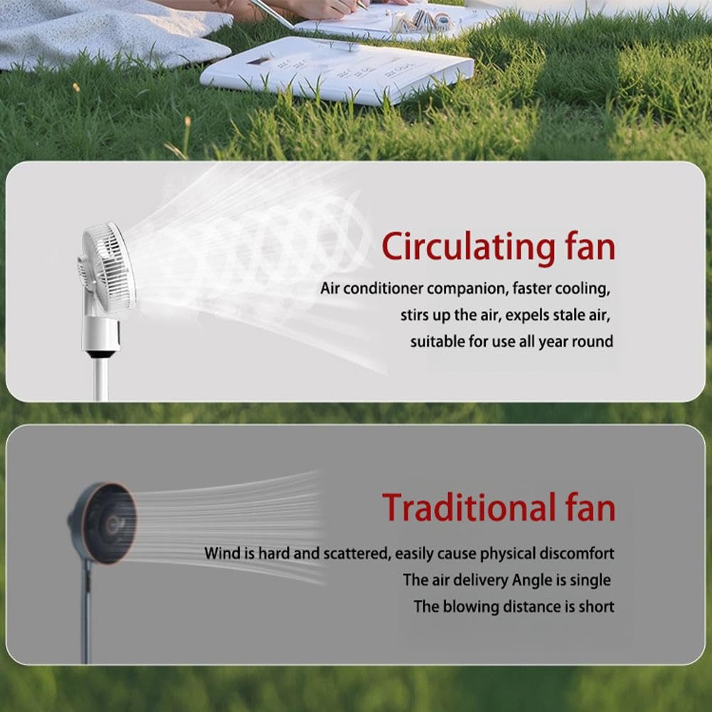Standing Fan with Remote, 90° Oscillating, 3 Speeds, Adjustable Height M88545
