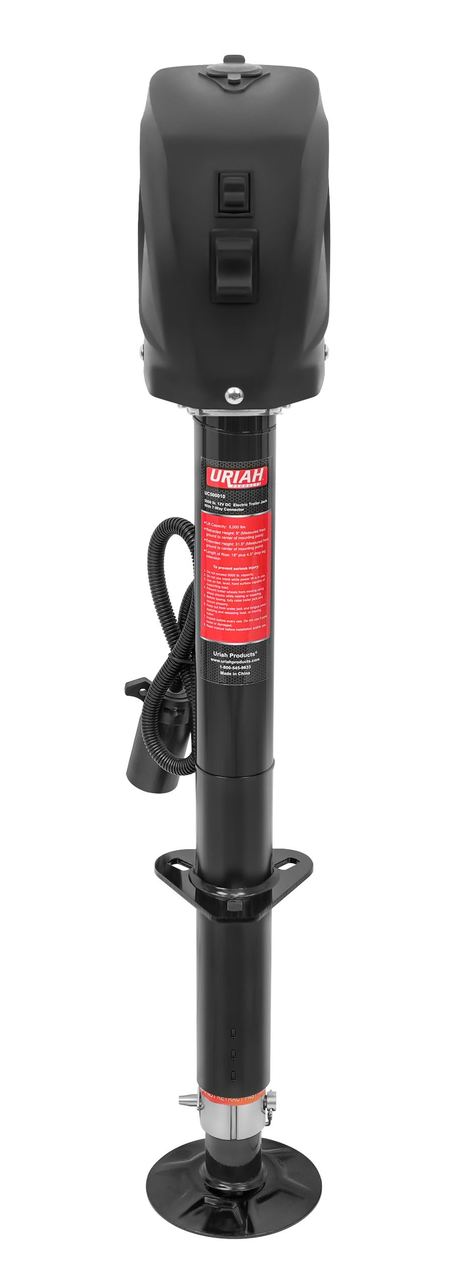 12V 5000 Lbs Electric Trailer Jack T604468