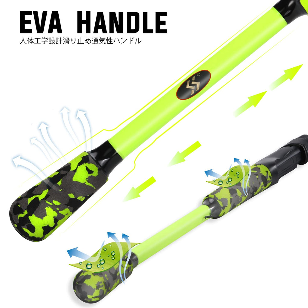 2-Piece Graphite Casting & Spinning Fishing Rod B352