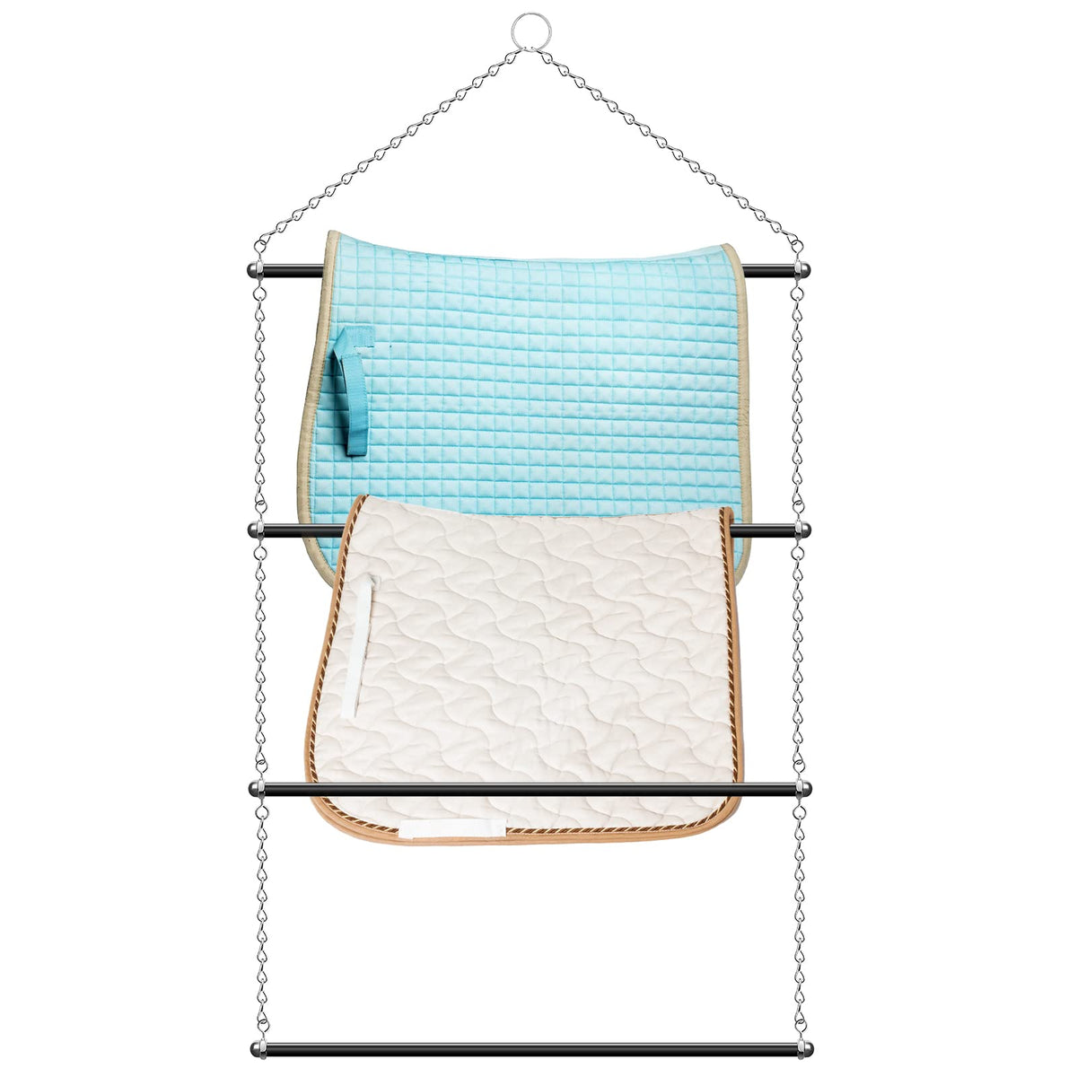 Black 24.02 x 44.88 Inch Blanket Rack U37626