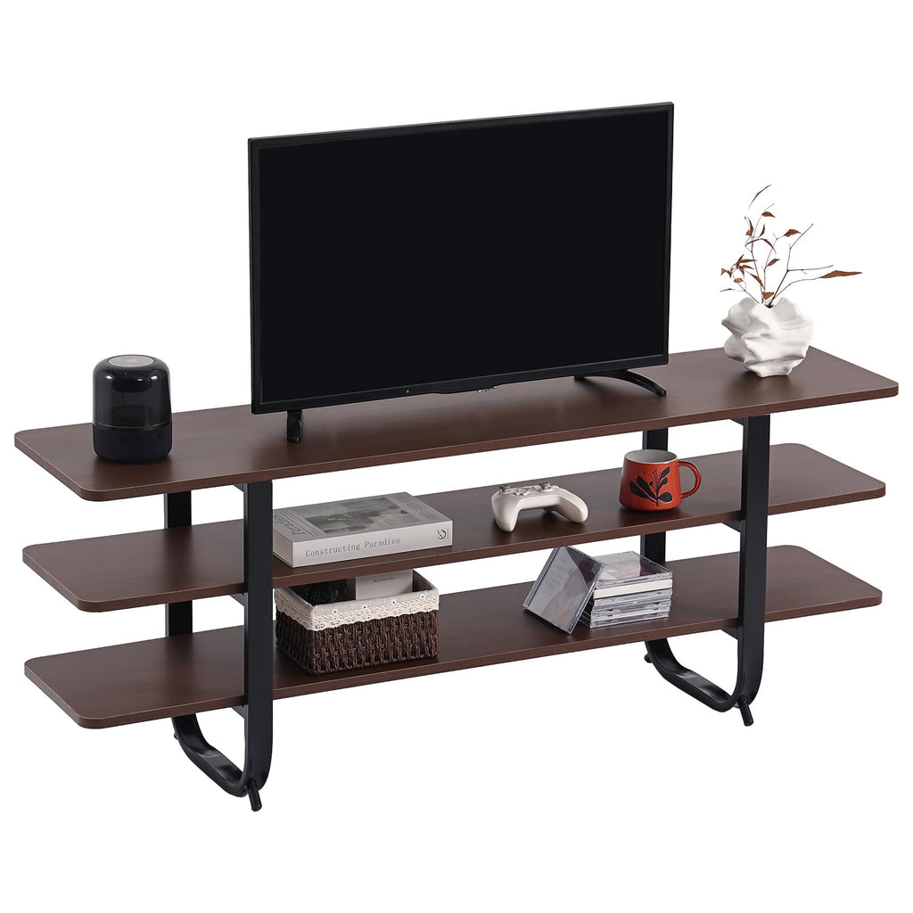 Walnut 3-Tier TV Stand X338