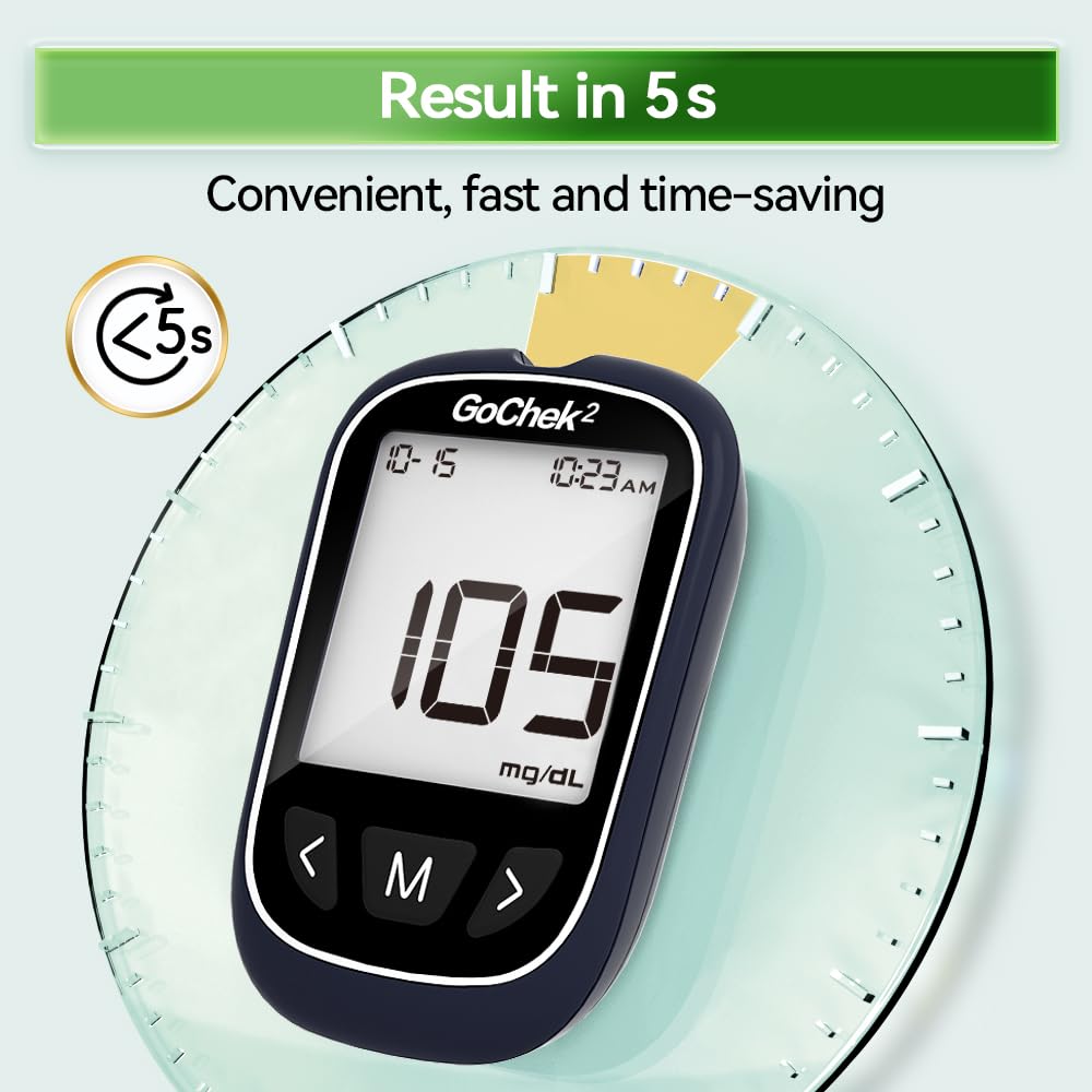 Blood Glucose Monitor Kit 100 Strips & Lancets W32271