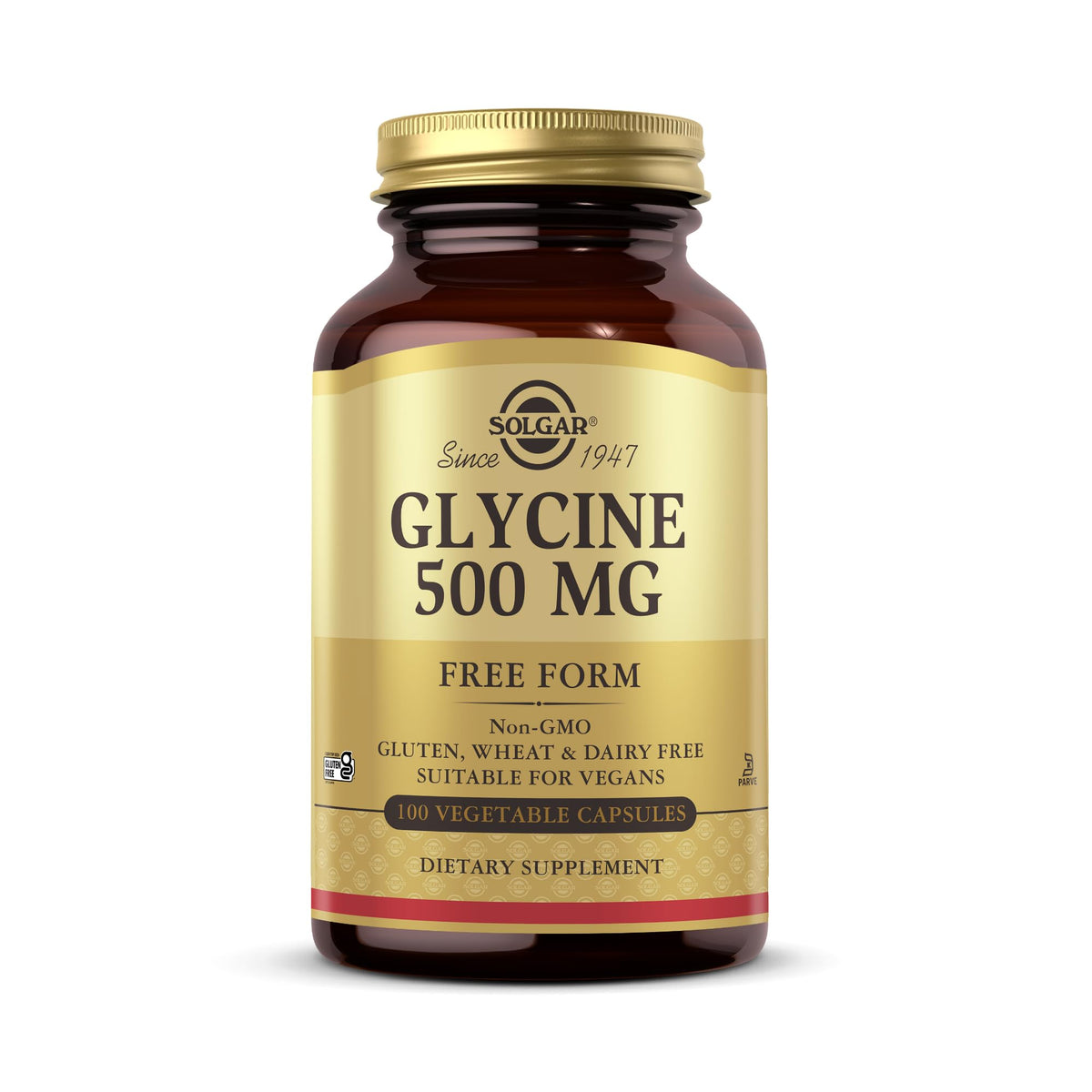 Glycine 500 mg 100 Vegetable Capsules C355366