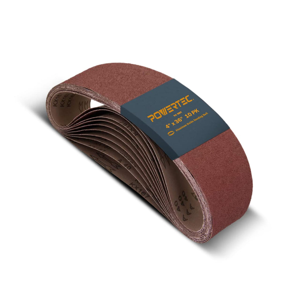 4 x 36 Inch 60 Grit Aluminum Oxide Sanding Belts V92737