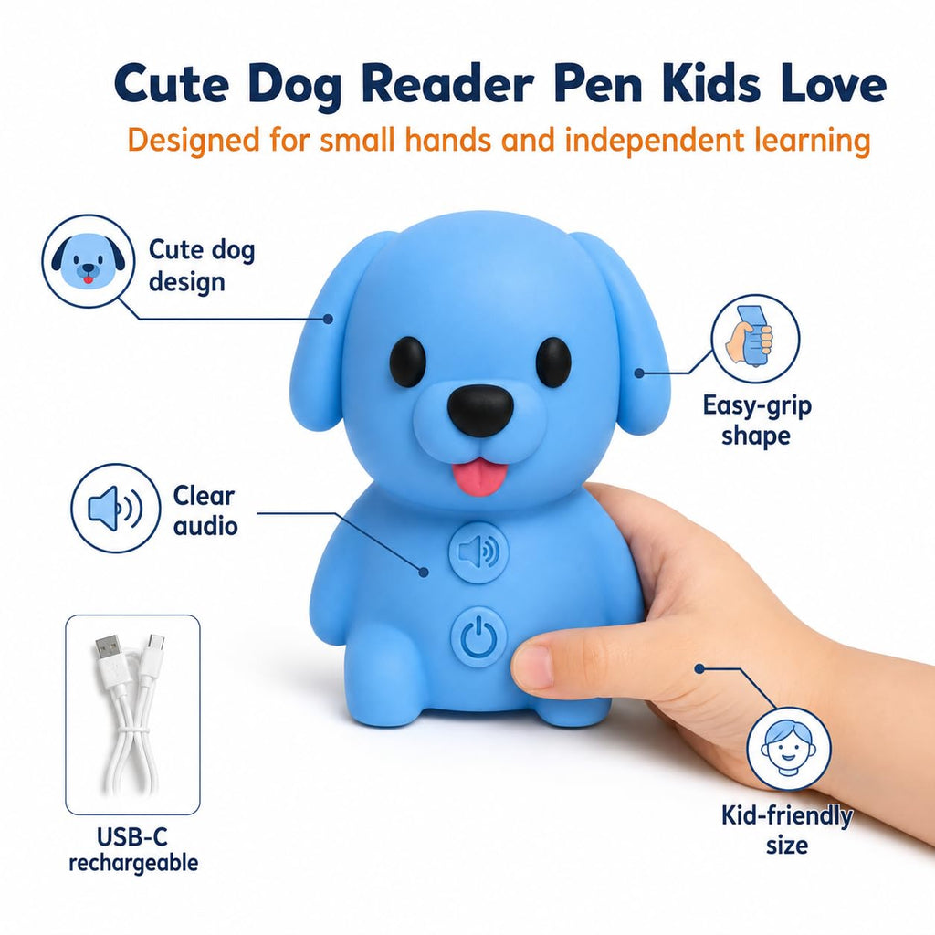 Phonics Learning Toy with Reader Dog, 148 Pages, 90 Stickers M47857