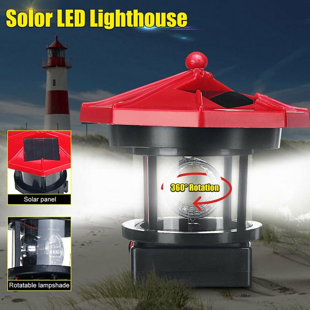 Solar Rotating Lighthouse U824421