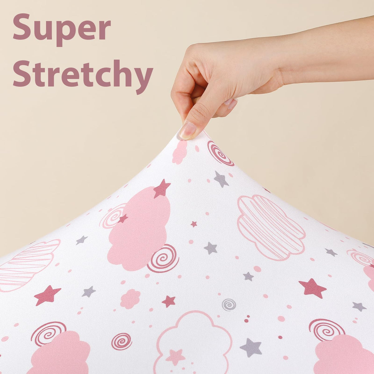3 Pack Fitted Crib Sheets 52”x28” V3997