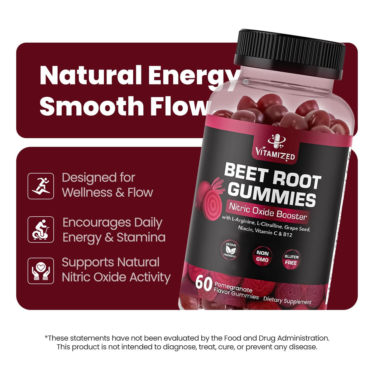 Beet Root Gummies with Grape Seed A648763