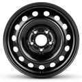 16 Inch Painted Black Car Wheel R139