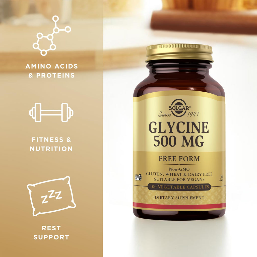 Glycine 500 mg 100 Vegetable Capsules C355366
