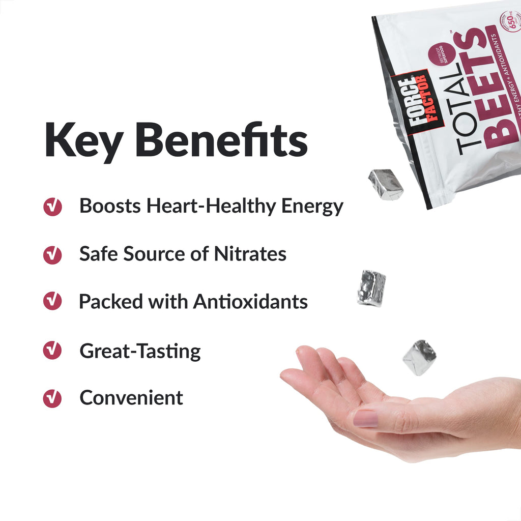 Beetroot Chews and B12 Gummies, 90 Count Cherry Flavor K383