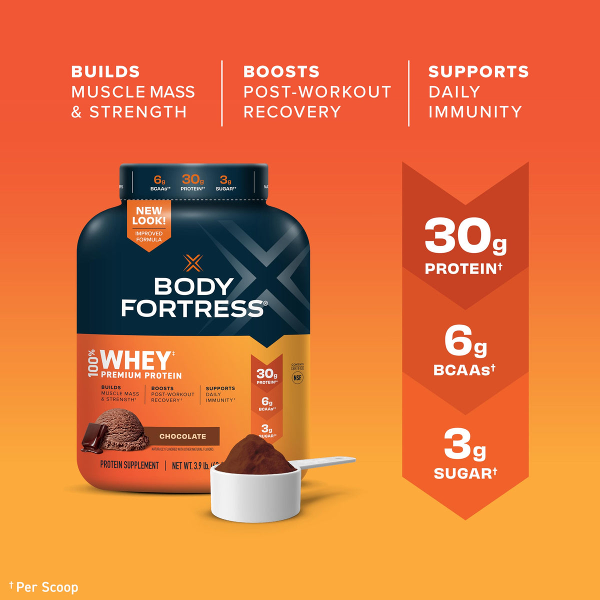 Chocolate Whey Protein Powder F58064