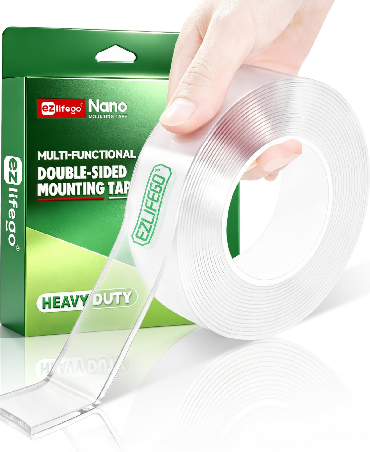 Heavy Duty Double Sided Mounting Tape, 9.85FT G52206