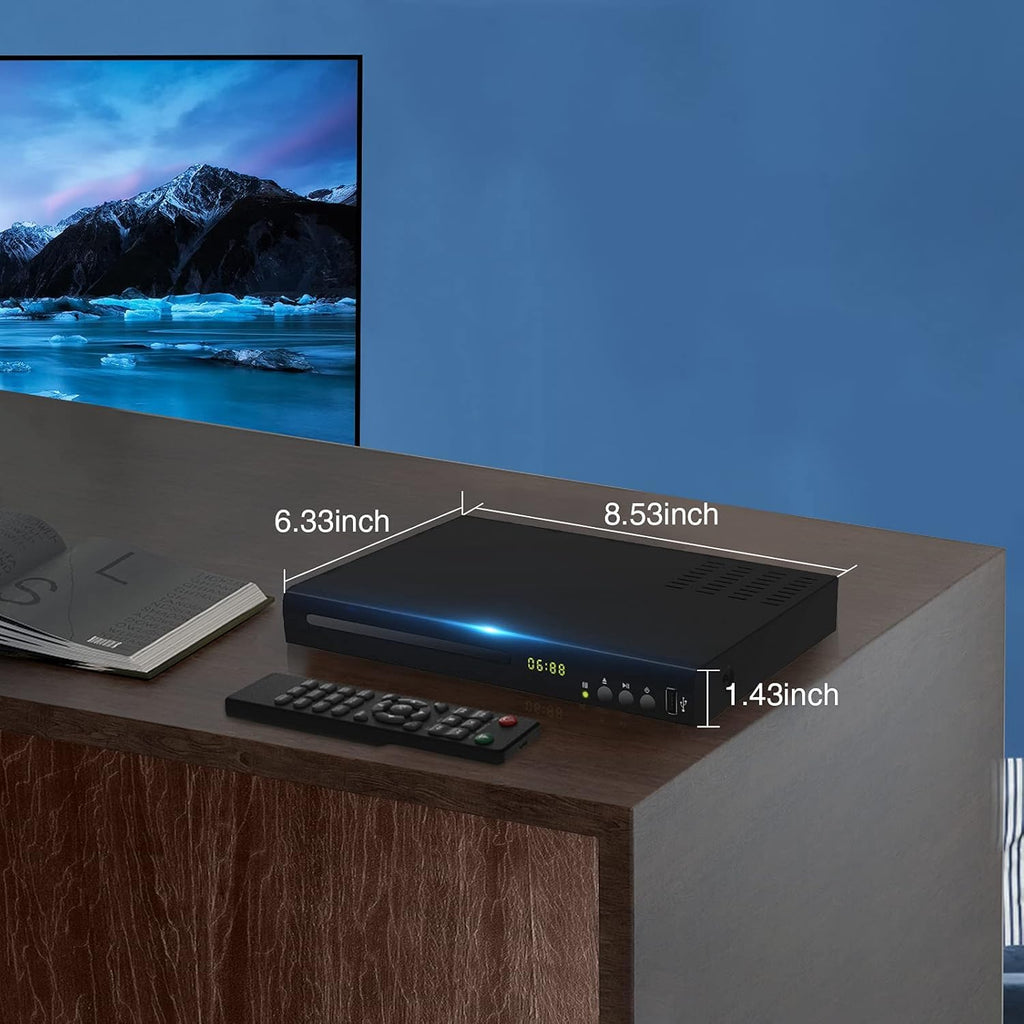 Blu Ray DVD Player 1080P Disc System with HDMI AV Cable W6923