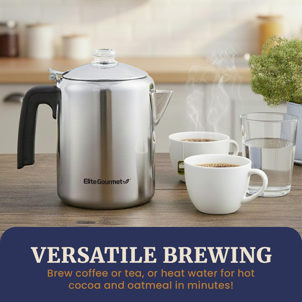 8-Cup Stovetop Coffee Percolator R2918