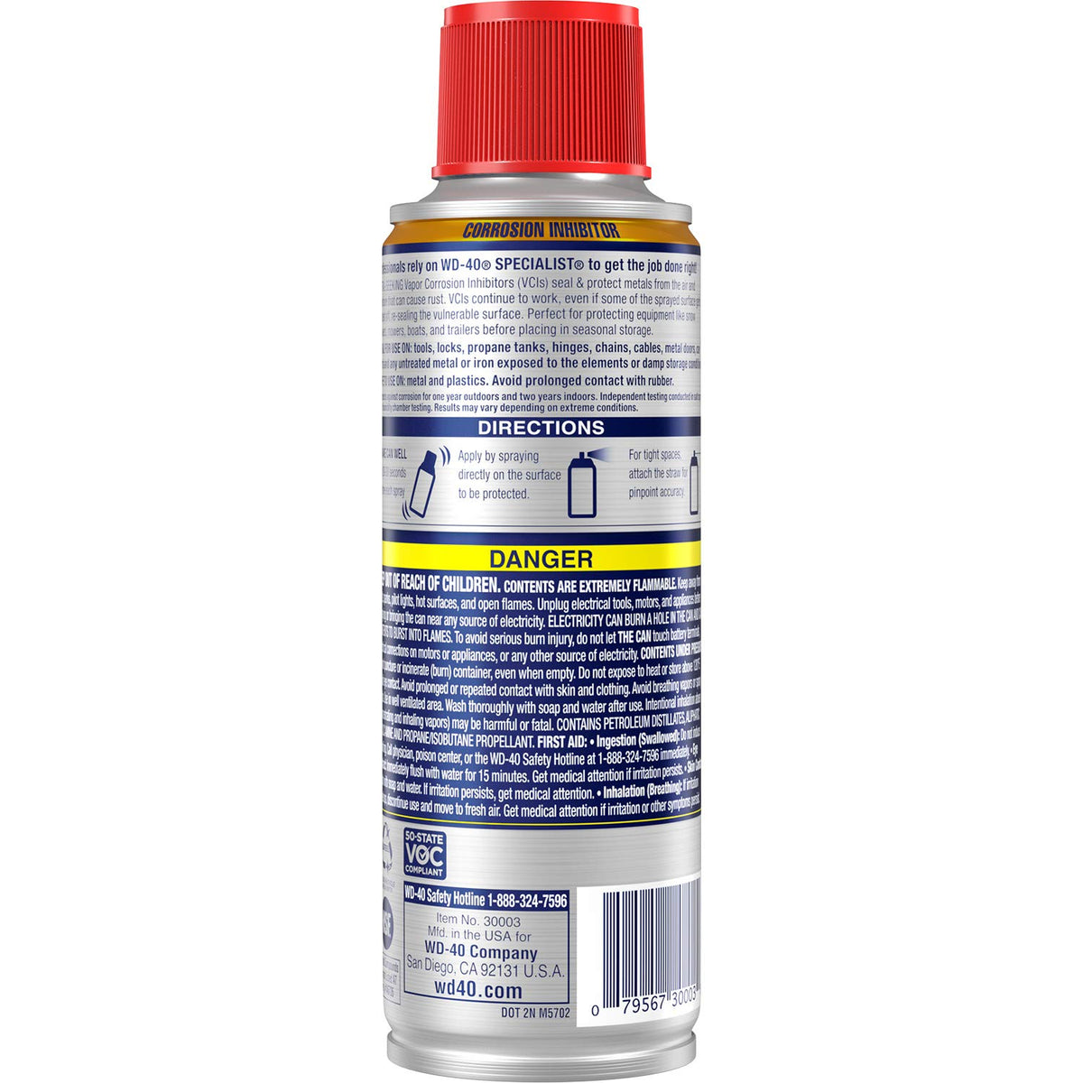 Long-Lasting Anti-Rust Spray 6.5 OZ I4694