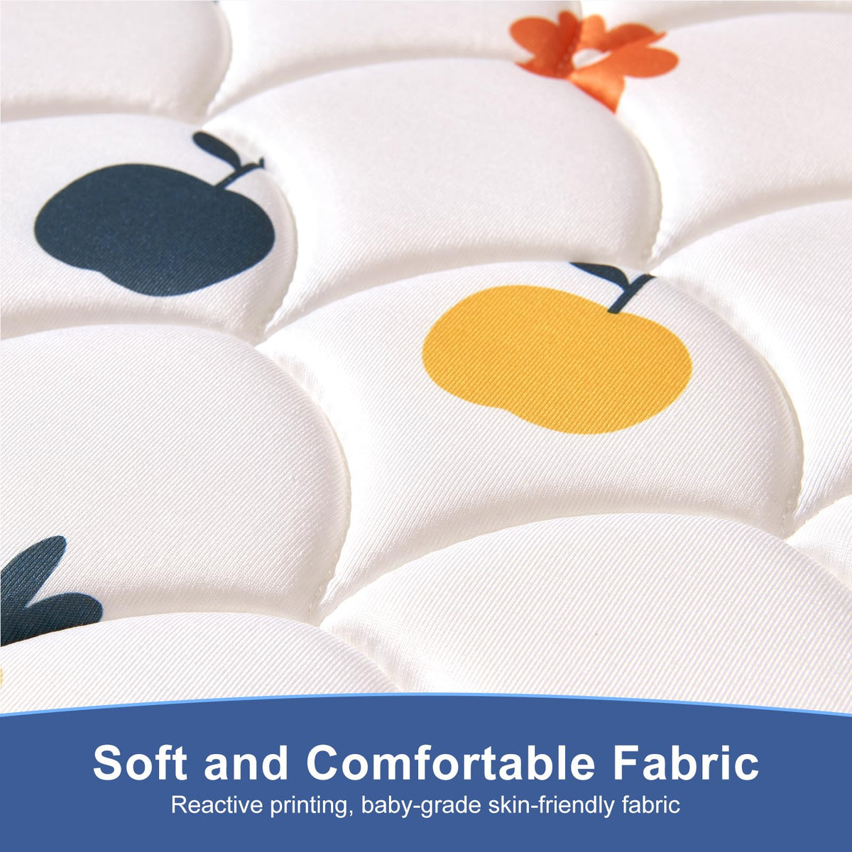 Mini Crib Mattress 38" x 24" x 4" Premium Foam Hypoallergenic V30062