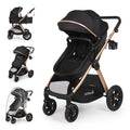 6-in-1 Convertible Baby Stroller with Bassinet F678