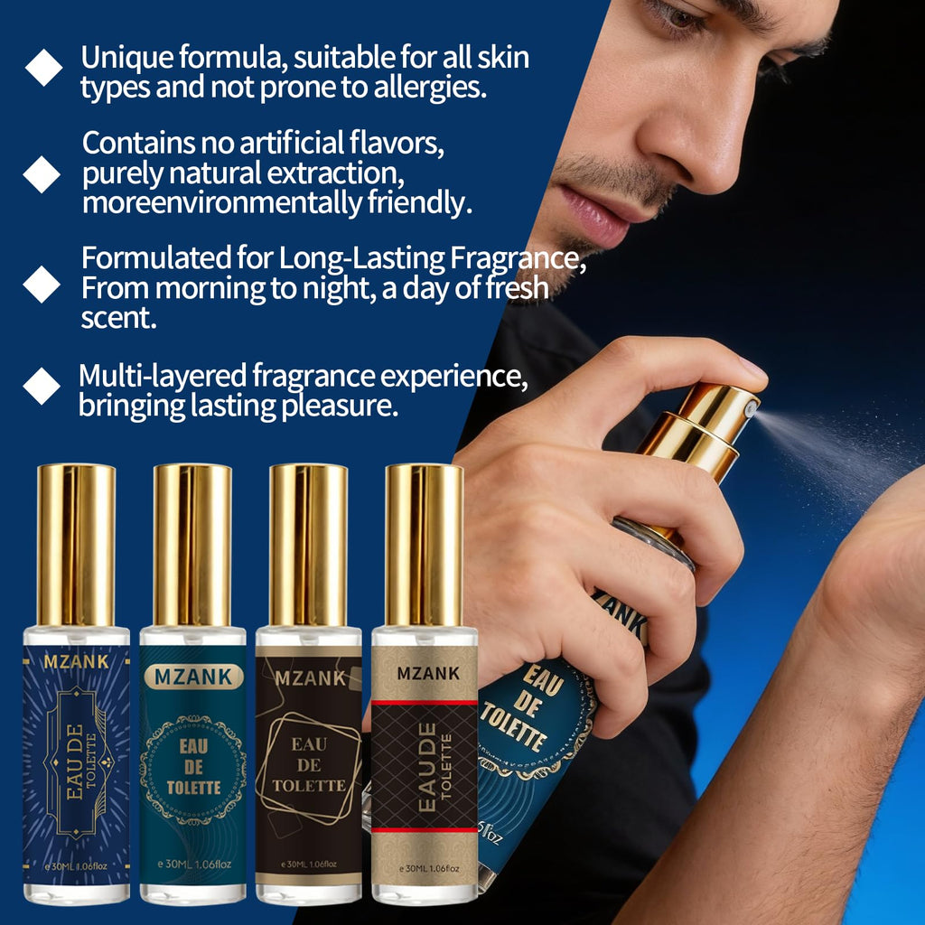 4 Pack 30ml Eau de Toilette Cologne F3617