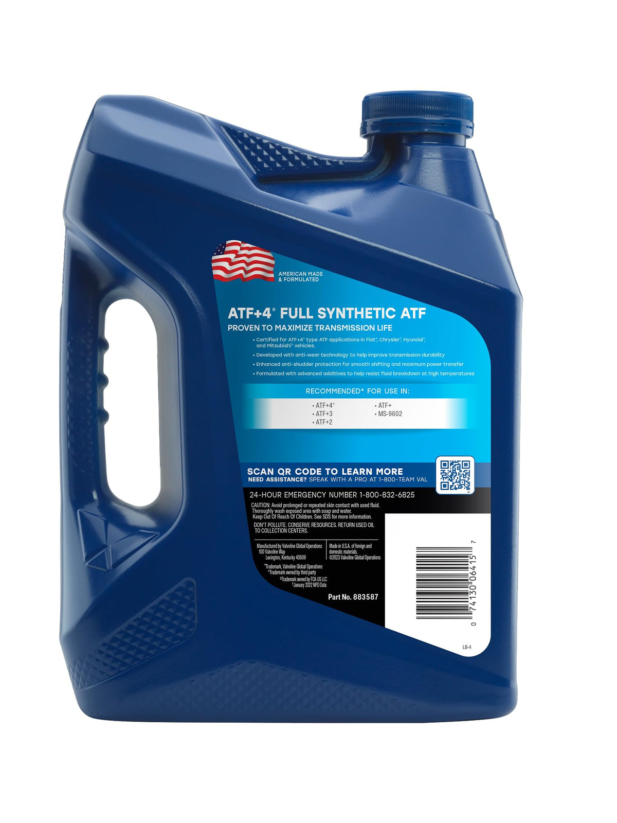 Full Synthetic Automatic Transmission Fluid 1 GA Case of 3 G879007